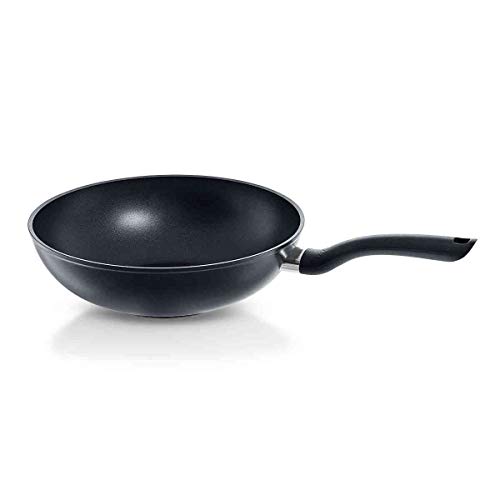 Fissler Cenit / Aluminium-Wok, Asia-Pfanne (Ø 28 cm) beschichtet, antihaftend, hoher Rand - Induktion, Schwarz, 11" Fissler Cenit / Aluminium-Wok, Asia-Pfanne (Ø 28 cm) beschichtet, antihaftend, hoher Rand - Induktion, Schwarz, 11" von Fissler