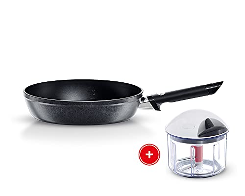 Fissler Levital Comfort Promoset / Aluminiumpfanne-beschichtet, antihaftend (Ø 28 cm) Induktionsgeeignet + GRATIS Finecut Gemüse-Zerkleinerer von Fissler