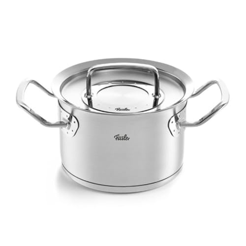 Fissler Original-Profi Collection / Edelstahl-Kochtopf (Ø 16 cm, 2,1L) Töpfe inkl. Metall-Deckel, Innen-Skalierung – Induktion von Fissler