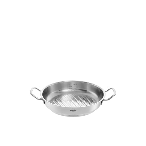 Fissler Original-Profi Collection / Edelstahl-Servierpfanne (Ø 28 cm, 3,0L) runder Bräter, hoher Rand, unbeschichtet - Induktion von Fissler