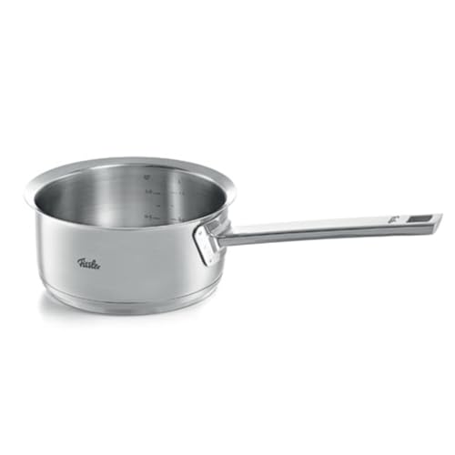 Fissler Original-Profi Collection / Edelstahl-Stielkasserolle (Ø 16 cm, 1,4 L) kleiner Milch-Topf, Innen-Skalierung – Induktion, Silber von Fissler