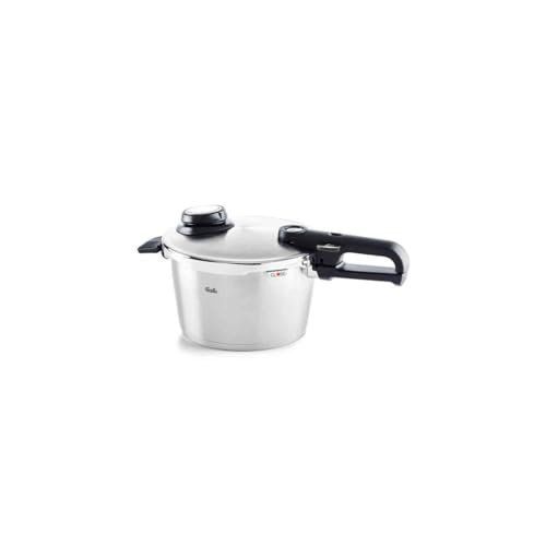 Fissler Vitavit Premium / Schnellkochtopf (4,5 L, Ø 22 cm) Edelstahl-Dampfkochtopf,4-Garstufen, inkl. Einsatz - Induktion von Fissler