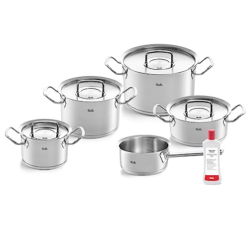 Fissler Original-Profi Collection/Edelstahl-Kochtopfset, 5-teilig, inkl. Metall-Deckel + Gratis Edelstahlpflege - Induktion [Exklusive bei Amazon] von Fissler