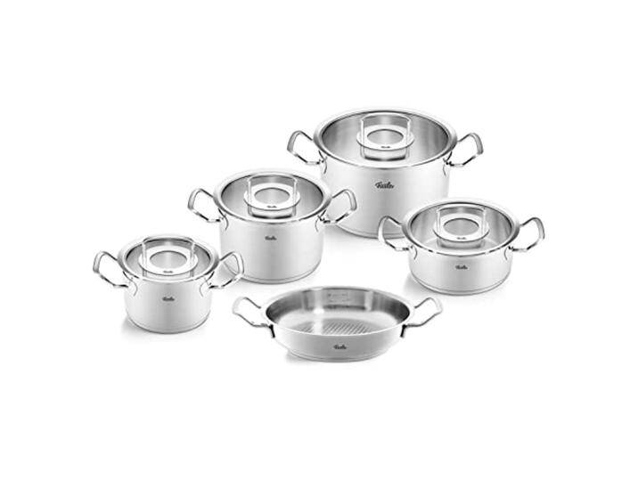 Topf-Set FISSLER Original-Profi Collection , silber (silberfarben), Töpfe, Made in Germany von Fissler