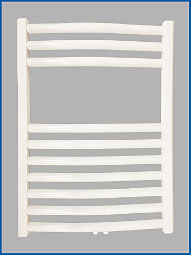 Badheizkörper SMYRNA Weiß 450 x 800 mm. Gebogen mit Mittelanschluss Handtuchtrockner Badheizkörper SMYRNA Weiß 450 x 800 mm. Gebogen mit Mittelanschluss Handtuchtrockner von FistConcept