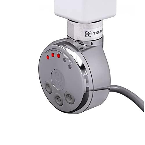 MEG Thermostat Heizstab, Heizpatrone, Heizelement 1000 Watt (Chrom) Spiralkabel mit Stecker von FistConcept
