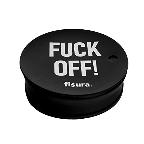 Fisura - Anti-Spike-Getränkeabdeckungen "F*ck off". Original Getränkeabdeckung für den Partys wiederverwendbar. Antidrogenschutz fürs Glas aus BPA free Silikon. von FISURA