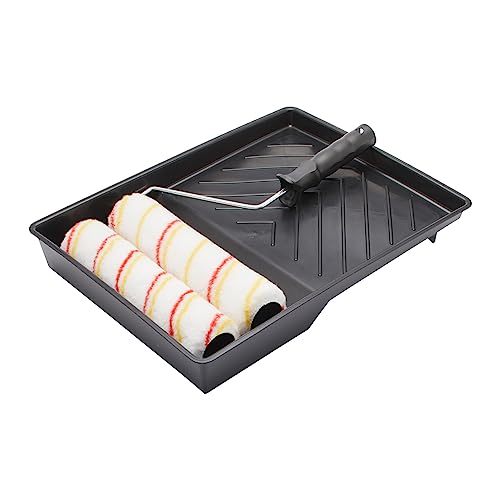 Fit For The Job 225mm-Doppel-Farbroller-Set f. Heiumwerker mit Dispersionsfarben an Wänden und Decken – mittelflorige Farbrollerhülsen für glatte und halbglatte Oberflächen, Rahmen und Schale Fit For The Job 225mm-Doppel-Farbroller-Set f. Heiumwerker mit Dispersionsfarben an Wänden und Decken – mittelflorige Farbrollerhülsen für glatte und halbglatte Oberflächen, Rahmen und Schale von Fit For The Job