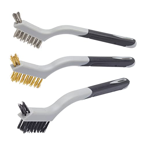 Fit For The Job 3-teil. Mehrzw.-Mini-Drahtb.-Set; weicher Griff – Nylon-/Messing-/Stahldrahtb.; Entfernen v. Farbe/Schmutz, Reinigen v. Rost, Gittern, Fliesen, Holz, Metall, Ziegeln, Schweißschlacke Fit For The Job 3-teil. Mehrzw.-Mini-Drahtb.-Set; weicher Griff – Nylon-/Messing-/Stahldrahtb.; Entfernen v. Farbe/Schmutz, Reinigen v. Rost, Gittern, Fliesen, Holz, Metall, Ziegeln, Schweißschlacke von Fit For The Job