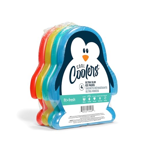 Fit & Fresh, Penguins Cool Coolers Lunch-Kühlakkus, mehrfarbig, 4 Stück von Fit & Fresh