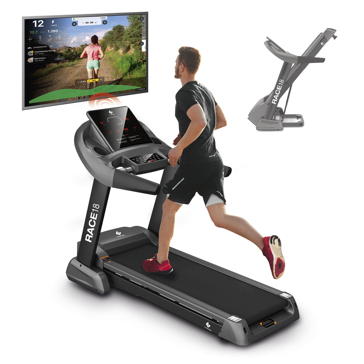 Laufband RACE18 von FitEngine