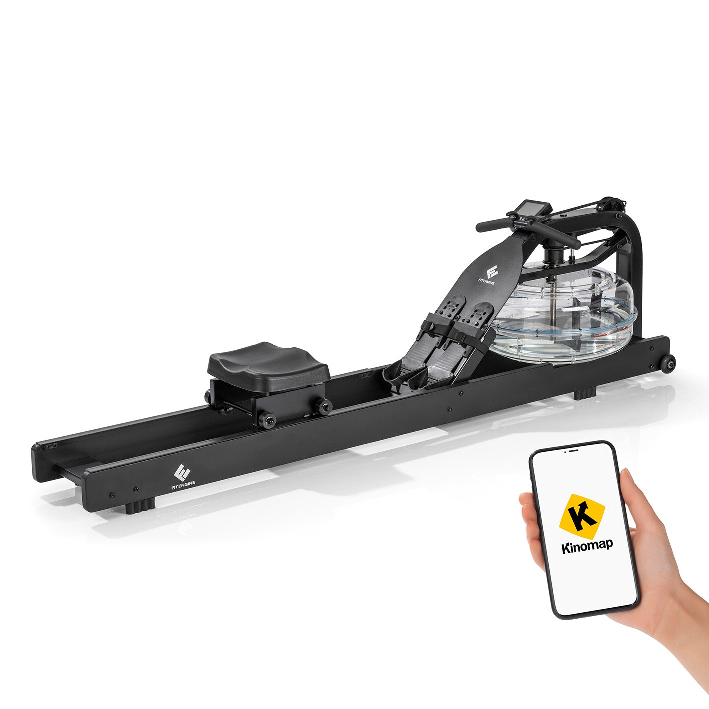 Wasser-Rudergerät Smart - schwarz Wasser-Rudergerät Smart - schwarz von FitEngine