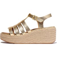 Fitflop Keilsandalette "PLATFFORMS", Plateau Sandale im schönen Metallic-Look von FitFlop