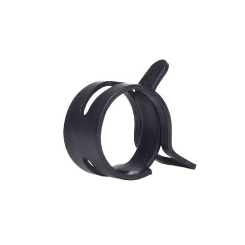 10/20/50/100 Stück 65MN Manganstahl, oxidschwarz behandelt, Federschlauchschelle, Innendurchmesser 4 mm – 22, Stärke, elastische Schnalle, Wasserrohrreifen(12mm 100Pcs) von Fitaulip