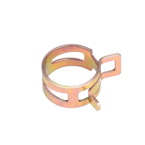 10/20/50/100 Stück 65MN Manganstahl verzinkte Federschlauchschelle Innendurchmesser 4 mm - 14 Brute Force elastische Schnalle Wasserrohrreifen(10mm 20Pcs) von Fitaulip