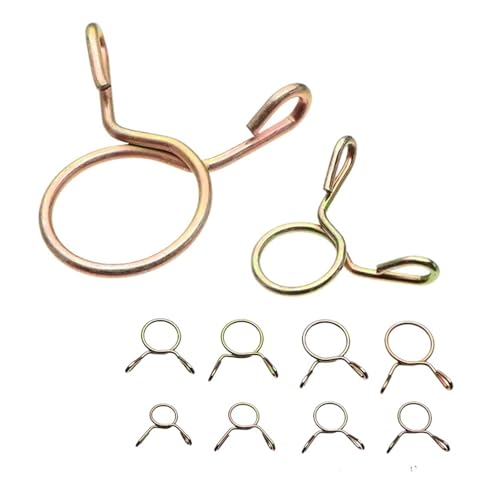 10 stücke Kraftstoffleitung Schlauch Wasserleitung Luftschläuche Federklemmen Klemmen Sortiment Größe 5-14 MM Klemme(M8-8mm) von Fitaulip