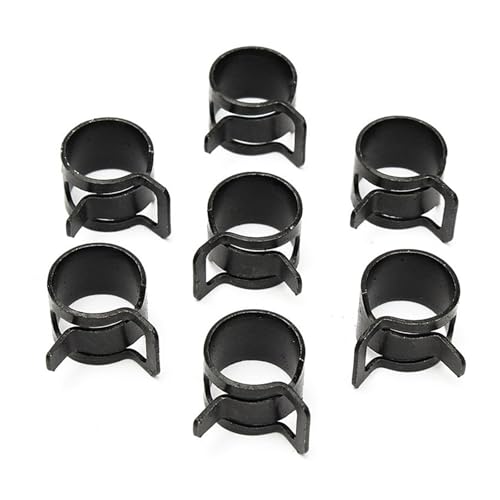 10 stücke Schlauch Klemmen Kraftstoff Linie Wasser Rohr Clamp Hoops Luft Verschluss Frühling Clips M6-32mm(M18) von Fitaulip