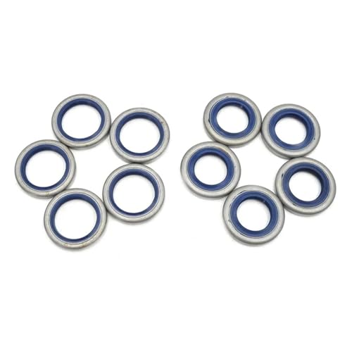 10Sets Kurbelwellendichtringsatz for Husqvarna 362 365 for EPA for Spezielle 371K 372 XP 375 K for Jonsered 2063 2163 2065 2165 2071 2171 von Fitaulip