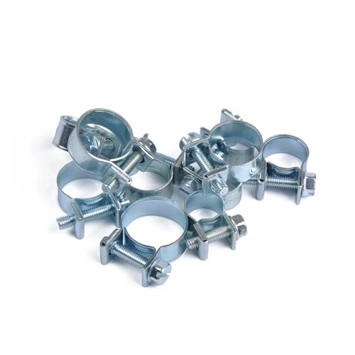 135 stücke Schlauch Klemme Doppel Ohren 8-18mm Worm Drive Kraftstoff Wasser Rohr Klemmen Clips von Fitaulip