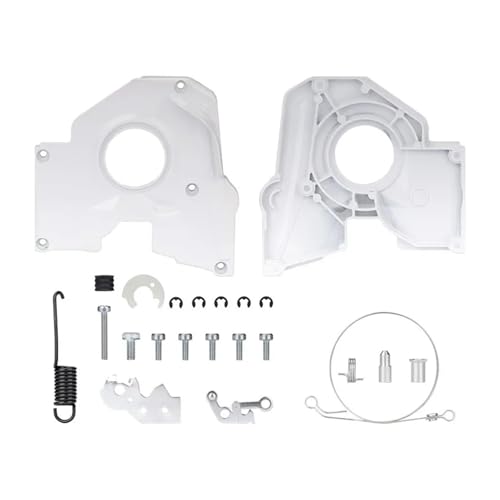 1Set Kettensäge Bremse Abdeckung Band Ebene Frühling Kit for Stihl 038 MS380 MS381 1119 021 1102 Garten Power Werkzeug Zubehör von Fitaulip