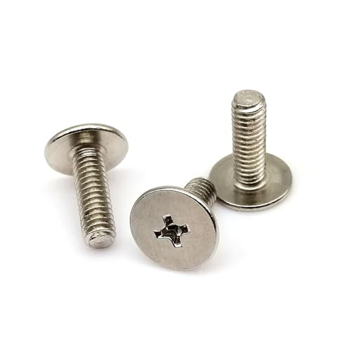 25 stücke M2 M2.5 M3 M4 Ultradünne Dünne Flache Extra Größe Große Große Kopf Bolzen Schraube(4mm,M2 dk 7mm) von Fitaulip