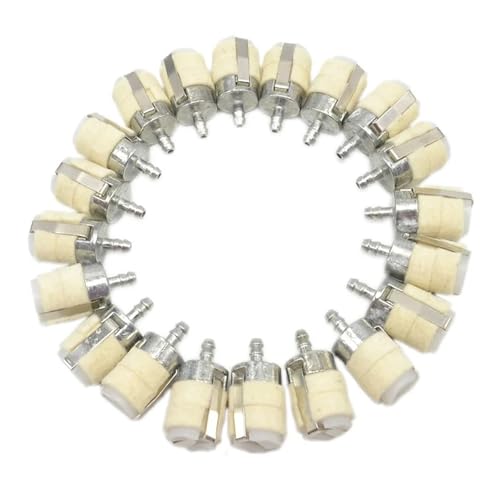 5/10/20 stücke Kraftstofffilter Mit Baumwolle for Universal 45CC 52CC 58CC 4500 5200 5800 for STIHL for Husqvarna for Homelite Echo Kettensäge(20pcs) von Fitaulip