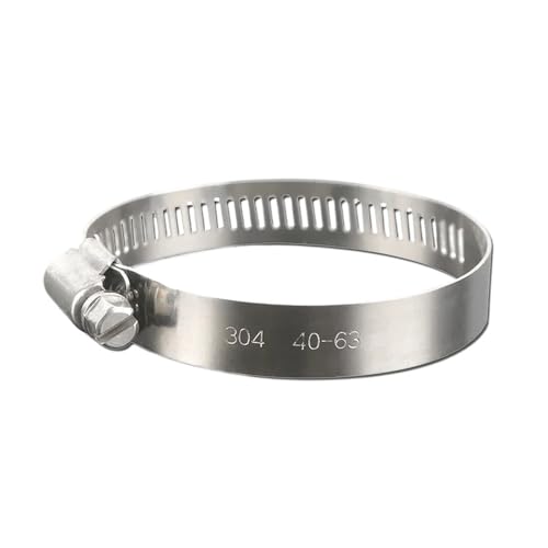 5 stücke 8mm-700mm Rohr Klemmen Heavy Duty Edelstahl Schlauch Clips Auto Kraftstoff Schneckenantrieb Langlebig anti-oxidation(105-127mm) von Fitaulip