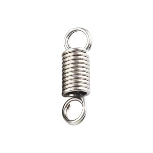 5 stücke Ring Haken Spule Zylindrische Helical Verlängerung Pullback Zugfeder Edelstahl Draht Durchmesser 1,0mm(60mm (5Pcs),12mm-1.0mm) von Fitaulip