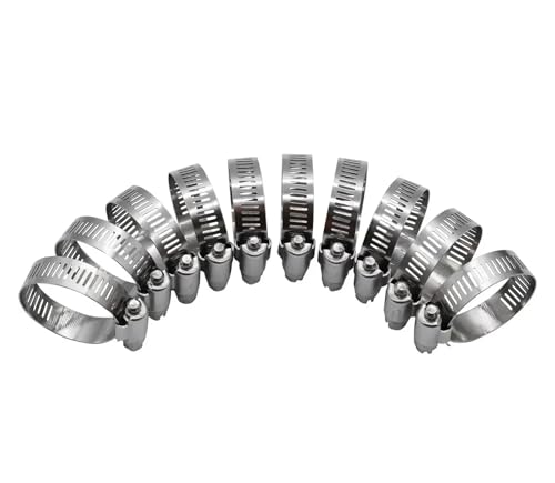 70 stücke Schlauch Clips Rohr Klemmen 8mm-29mm Edelstahl Hoop Clamp Automotive Rohre Clip Feste Werkzeug von Fitaulip