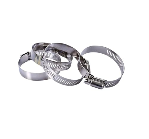 80 stücke Schlauch Clips Rohr Klemmen 6mm-51mm Edelstahl Hoop Clamp Automotive Rohre Clip Feste Werkzeug von Fitaulip