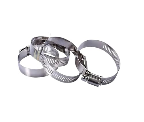 80 stücke Schlauch Clips Rohr Klemmen 6mm-51mm Edelstahl Hoop Clamp Set Automotive Rohre Clip Feste Werkzeug von Fitaulip