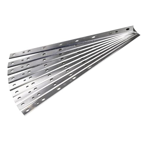 9 stücke HSS Hobel Klingen Messer for DW734 7342 Dicke Hobel Mit 12,5 Zoll Ersatz Wärme Behandelt von Fitaulip