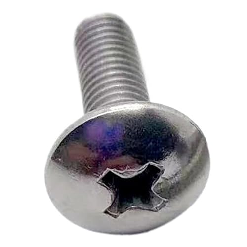 Fitaulip 1–50 Stück M2 M2.5 M3 M4 M5 M6 M8 304 Edelstahl Flachrund Kreuzkopf Holzbearbeitungsschraube Bolzen(14mm,M8 1pc) von Fitaulip