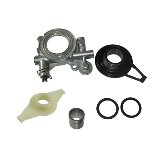 Ölpumpen-Schneckengetriebe-Montagesatz passend for Husqvarna-Kettensäge 362 365 371 372 372XP 385 390 for Jonsered 2063 2165 2071 2171 Teile von Fitaulip