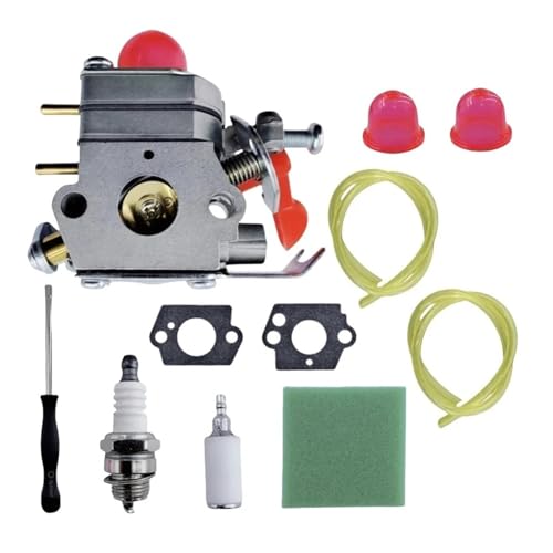 Vergaser for Poulan Pro 530071811 for LE Featherlite PP025 PP125 P4500 PP258TP PP25E Trimmer Handwerker for C1U-W19(1 Set) von Fitaulip