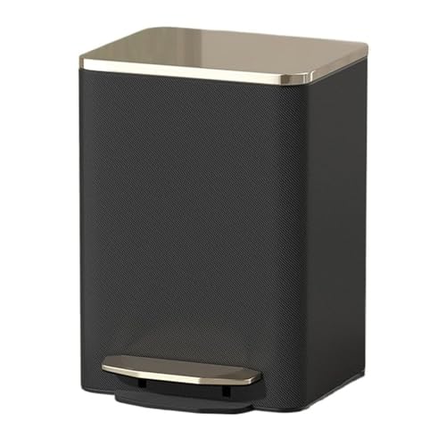 Fashionable Indoor Garbage Bin, Modern Trash Can with Lid, Stainless Steel Step Garbage Can with PU Leather Outer Layer, Soft Close Pedal Wastebasket Bin with Removable Inner Bucket,Get More Storage( Fashionable Indoor Garbage Bin, Modern Trash Can with Lid, Stainless Steel Step Garbage Can with PU Leather Outer Layer, Soft Close Pedal Wastebasket Bin with Removable Inner Bucket,Get More Storage( von Fitlin