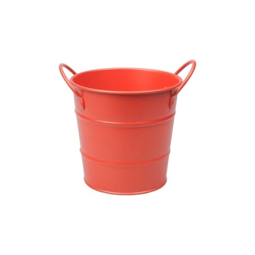 Fitlin Eiskübel, 600 ml Eiskübel Edelstahlgeschirr Snackkübel Eiskübel Mini-Aufbewahrungseimer Desktop-Mülleimer, Eiskübel for Partys(Red) von Fitlin