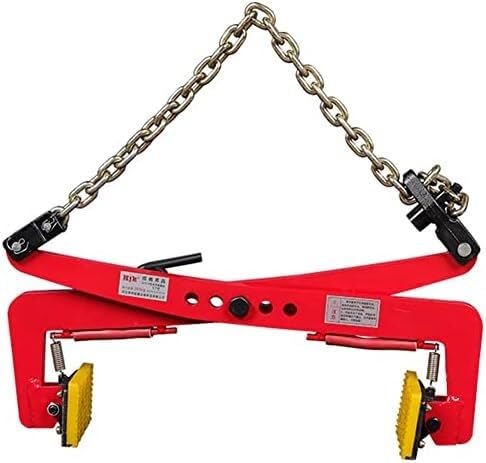 Robuste Marmor-Stahlplattenklemme mit rutschfester Gummiauflage, verstellbare Öffnung, perfekt for Anheben und Transportieren von Steinplatten, langlebiges und zuverlässiges Hebewerkzeug(32in) von Fitlin