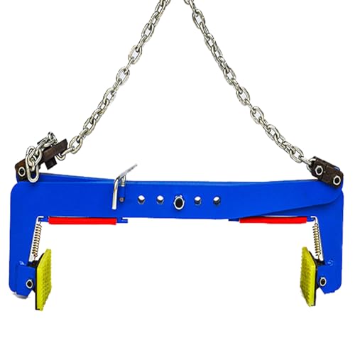 Stahl-Hebeklemmen | Verstellbare vertikale Transportklemme for Stahlplatten und Steine ​​| Hochleistungs-Hängeklemme for sichere Handhabung und Transport von Stahlplatten(32in) von Fitlin