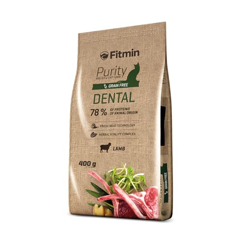 Fitmin Cat Purity Dental | Katzentrockenfutter | Erwachsene Katzen zur Unterstützung der Mundhygiene | 400 g von Fitmin