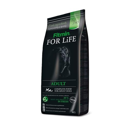 Fitmin Dog for Life Adult - Komplettes Premium-Trockenfutter für ausgewachsene Hunde Aller Rassen 3kg von Fitmin