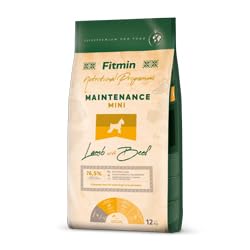 Fitmin Mini Maintenance Lamb with Beef | Hundetrockenfutter | Futter mit Lamm und Rindfleisch | 81% tierischen Rohstoffen | Futter für Erwachsene Hunde Kleiner Rassen | 12kg oder 2.5kg (12000) von Fitmin