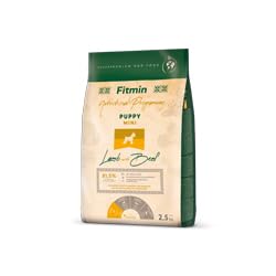 Fitmin Mini Puppy Lamb with Beef | Hundetrockenfutter | Futter mit Lamm und Rindfleisch | 81% tierischen Rohstoffen | Futter für Welpen Kleiner Rassen | 12kg oder 2.5kg (2500) von Fitmin