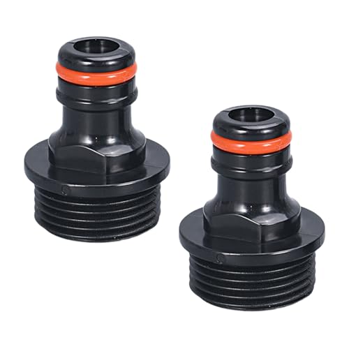 2 Stück Gartenschlauchverschraubung Wasserschlauchverbinder 3/4 Zoll 1/2 Zoll Schnellanschluss Professionelle Bewässerungssysteme Gartenbewässerung Werkzeug Reparaturset von Fitooles