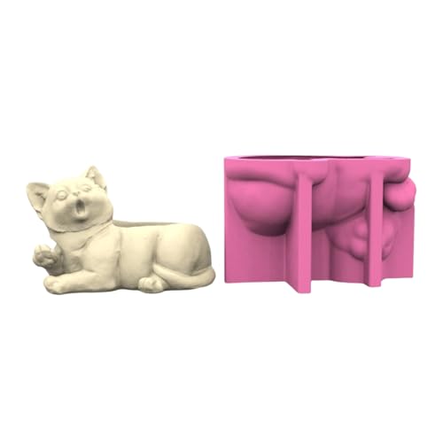 Handgefertigte Silikonform in Hundeform für einzigartige Blumentöpfe, stabiles Zementputz-Gusswerkzeug, Heimdekoration, täglicher Gebrauch, Kunst- und Bastelwerkzeug Handgefertigte Silikonform in Hundeform für einzigartige Blumentöpfe, stabiles Zementputz-Gusswerkzeug, Heimdekoration, täglicher Gebrauch, Kunst- und Bastelwerkzeug von Fitooles