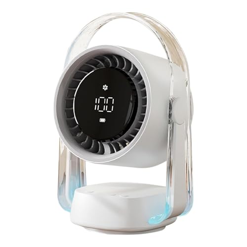 High Speeds 100 Levels Adjustable Desktop Fan With Quiet Operations And Base For Bedside Desk Portable Cooling Device Strong Airflows Desktop Fan For Office High Speeds 100 Levels Adjustable Desktop Fan With Quiet Operations And Base For Bedside Desk Portable Cooling Device Strong Airflows Desktop Fan For Office von Fitooles