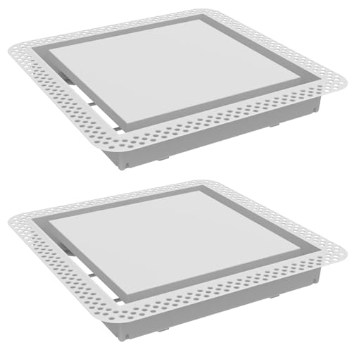 Fittes Flush Wandlüftung, 25,4 x 25,4 cm, Baumwolle, Weiß, 2 Stück von Fittes