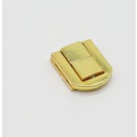 Gold Schloss, Dekorative Riegel Für Box, Box Verschluss, Möbel Schnalle, Schmuck Riegel, Geschenk Vintage 20x25mm von FittingsStudio