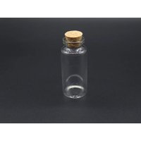 Kleine Glasflaschen, Glasflaschen Mit Korken, Bastelflasche, Mini-Flaschen, Miniaturflaschen, Flaschen Für Kräuter, Winzige 70H30 Mm 30 Ml von FittingsStudio