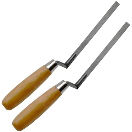 2 Stück Fugenkelle, Fugenhobel, Maurerwerkzeuge Zum Fugen Von Mörtel, Zementkelle, Fugenwerkzeug, Fingerkelle, Fugenhobel, Fliesenwerkzeuge von Fituenly